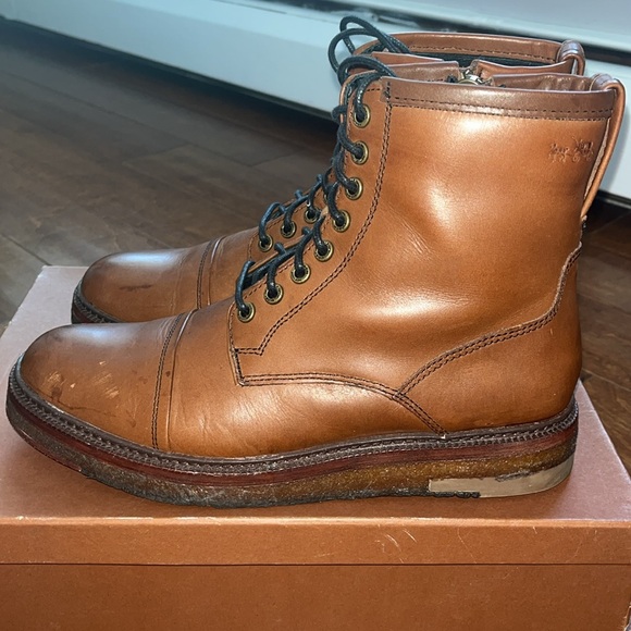 Coach Henry Dress Leather Boots - Picture 3 of 11